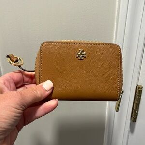 Tory Burch small wallet room for a couple of cards change and dollars